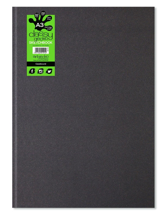 Picture of GEC706 ARTGECKO A3 HARD BACK SKETCH BOOK 92 PAGES